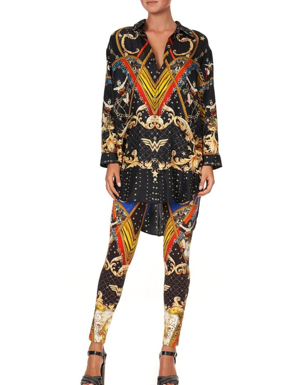 NWT Camilla Shirt Tunic Dress Wonder Woman limited edition sz S $599